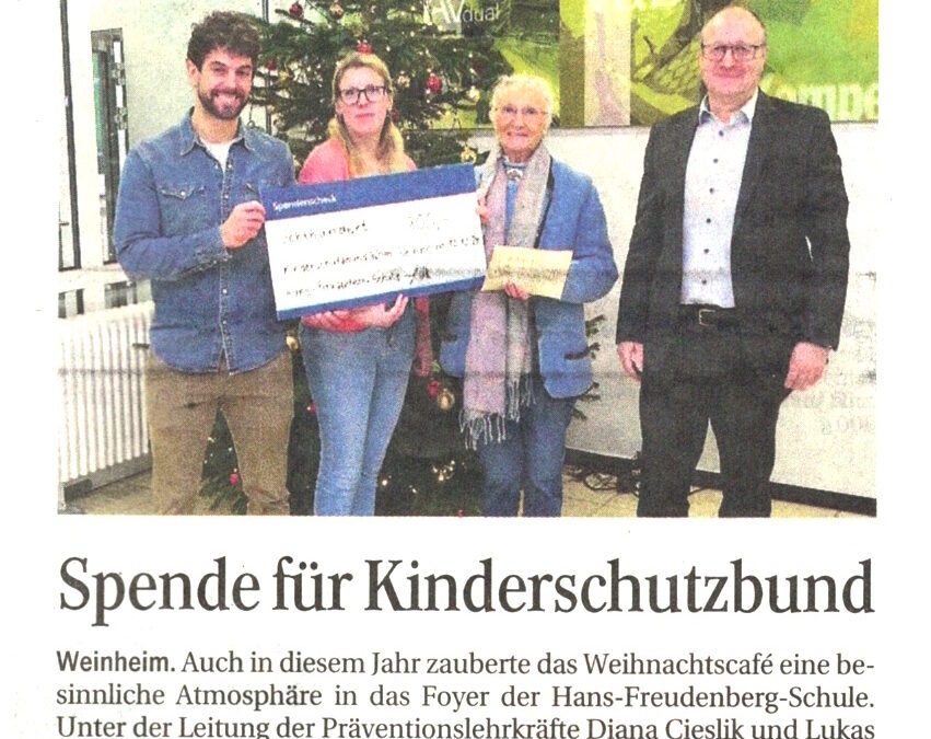 Spendensammeln mit dem Weihnachtscafé